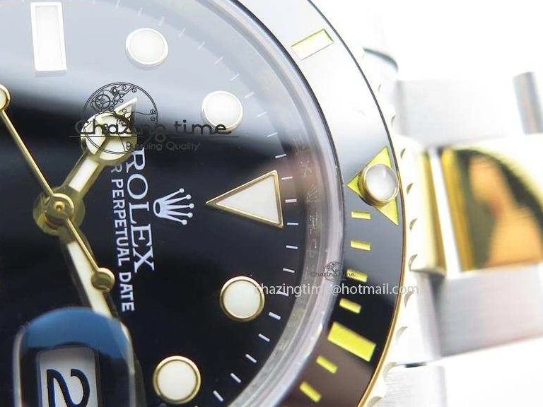 MiroTime 0212 Submariner 116613 LN SS YG Noob Best Edition Black Dial & Bezel On SS YG Bracelet A StreetReady 4018